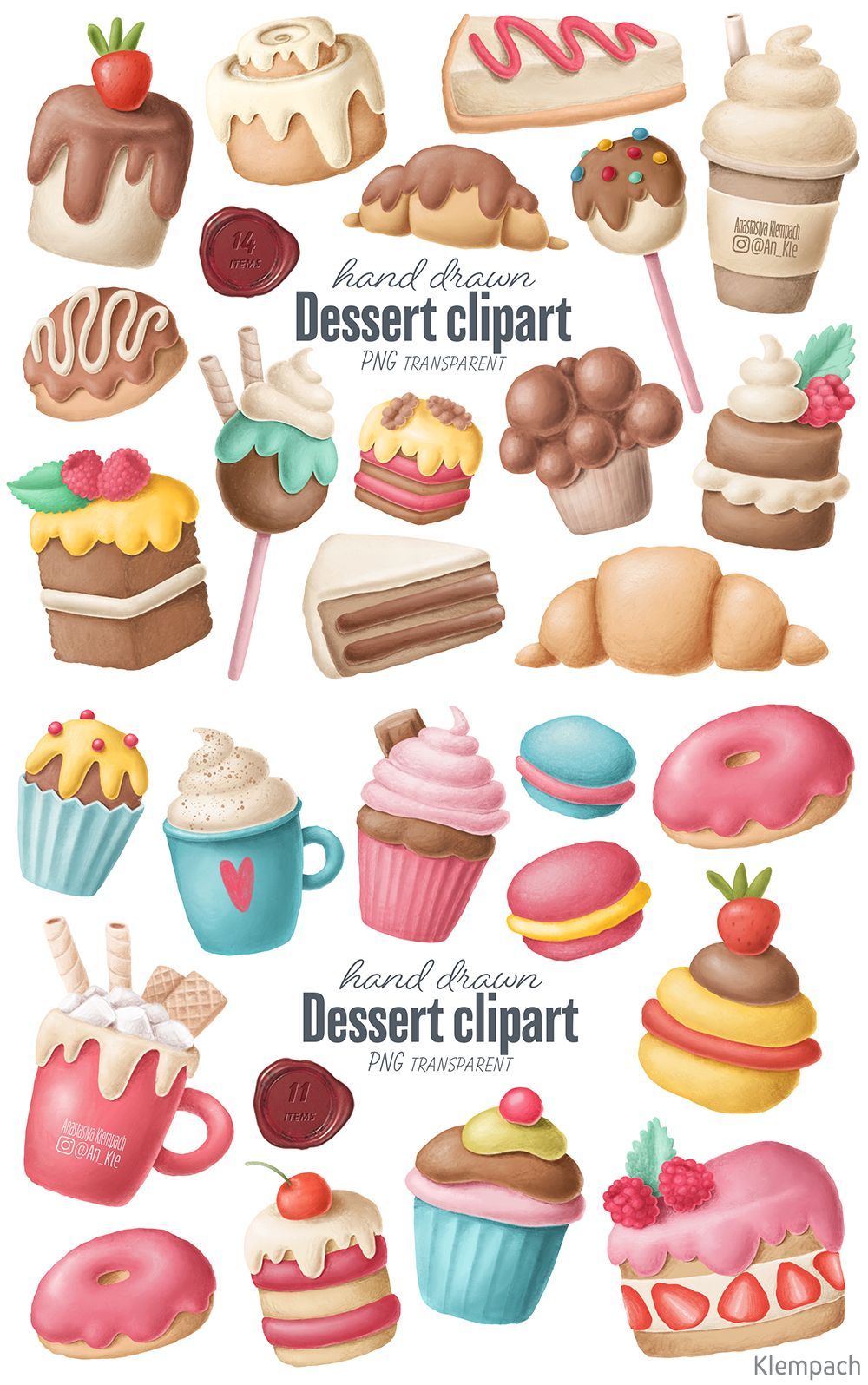 Desserts clip art png -   15 cake Illustration illustrators ideas
