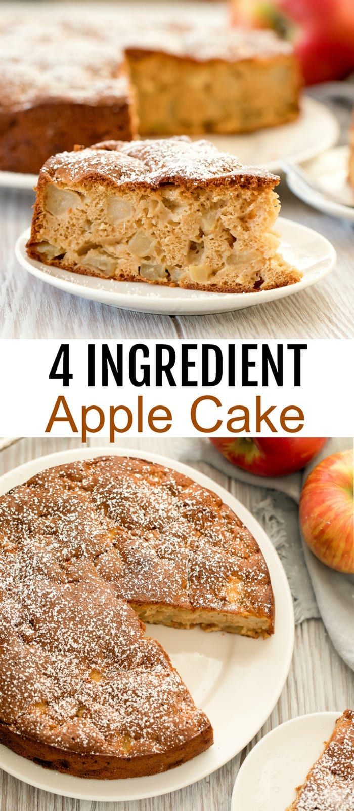 4 Ingredient Apple Cake -   16 apple cake Easy ideas
