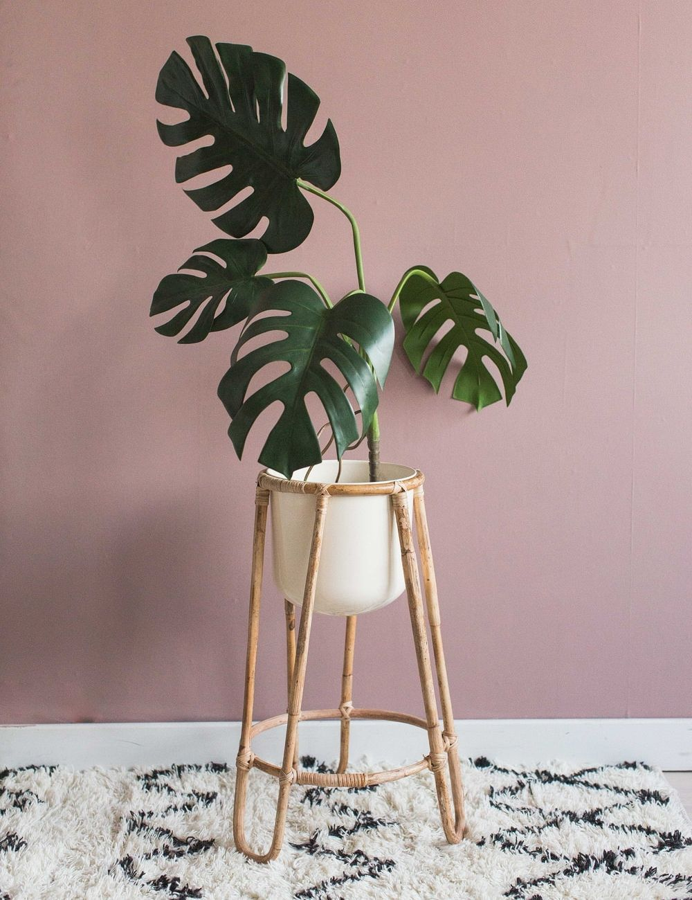 Plant Stand with Bamboo Legs -   16 plants In Bedroom natural ideas