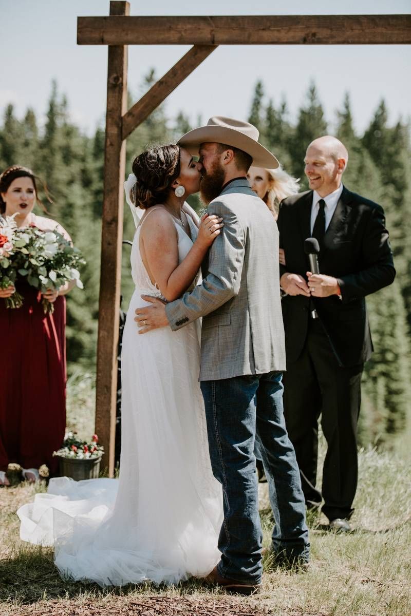 Rustic Burgundy Country Wedding in Olds, Alberta |  Alberta Real Weddings -   16 wedding Burgundy country ideas