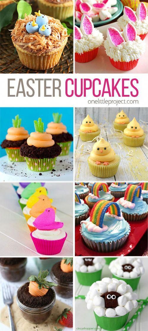 35 Adorable Easter Cupcake Ideas -   17 cup cake Easter ideas