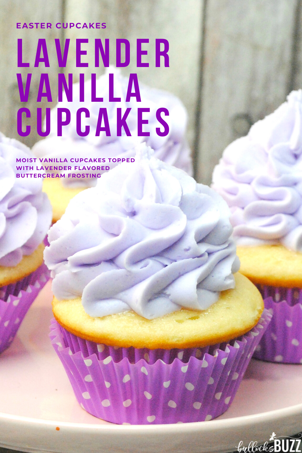 Lavender Vanilla Cupcakes for Easter -   17 cup cake Easter ideas