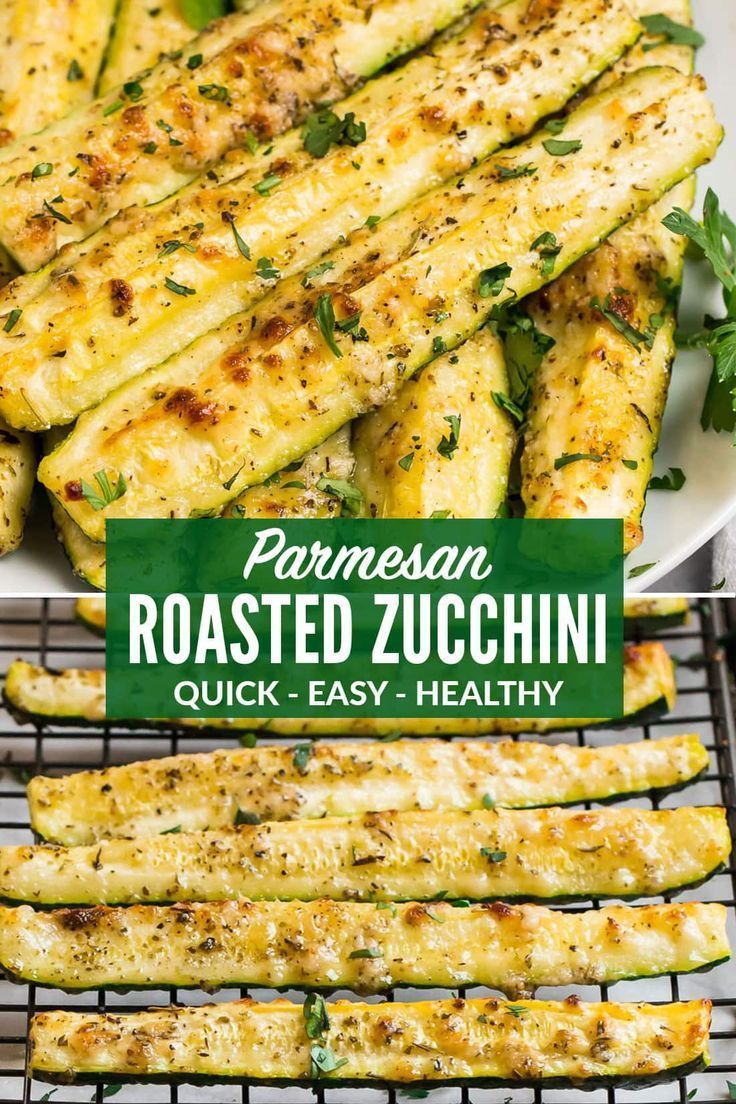 Roasted Zucchini -   17 healthy recipes Quick brunch food ideas