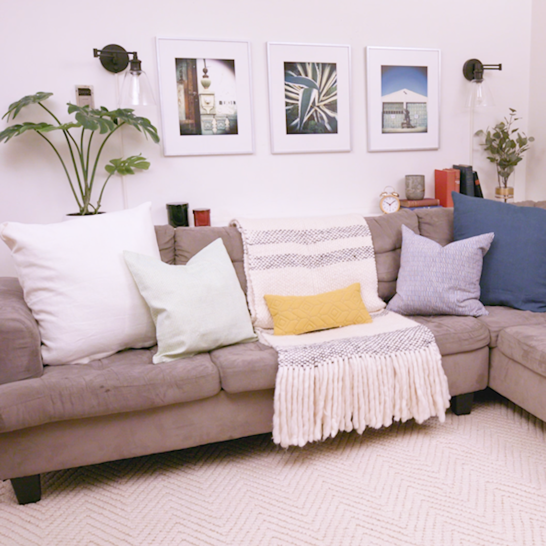 Highly-Satisfying Before & After Room Transformations -   17 living room decor Pink ideas