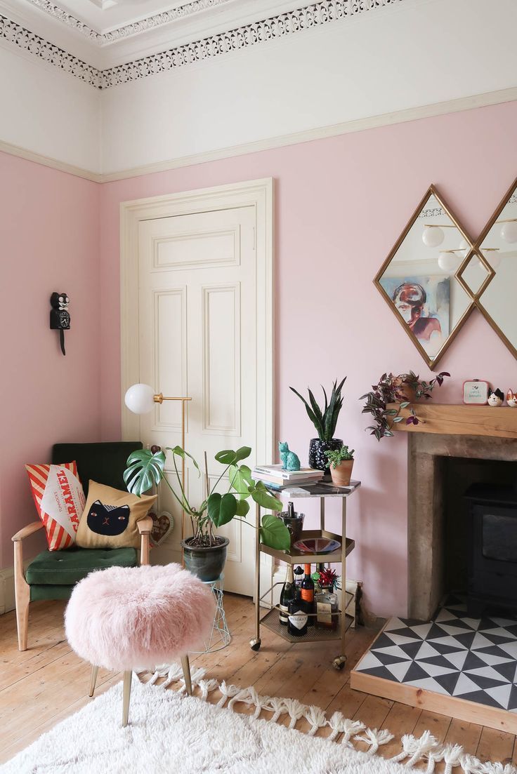 Living the Pink Lounge Dream -   17 living room decor Pink ideas