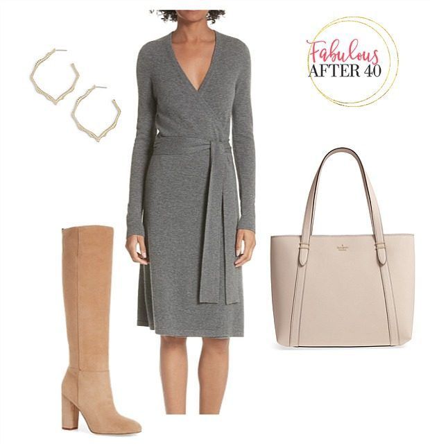 3 Cute Fall Outfits to Scoop Up Now – -   17 wrap dress 2018 ideas