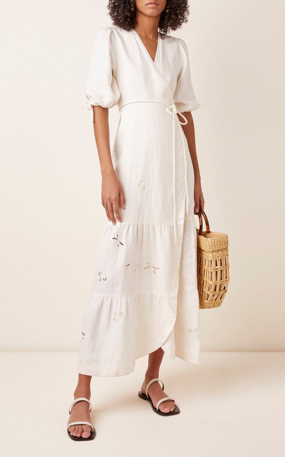 Alena Linen Wrap Maxi Dress by Sir The Label | Moda Operandi -   17 wrap dress 2018 ideas