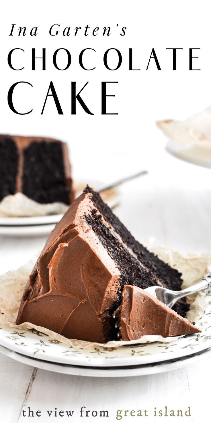 Ina Garten's Chocolate Cake -   18 chocolate cake Aesthetic ideas