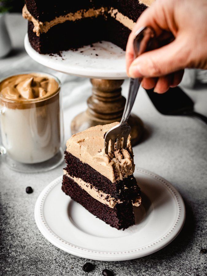 The Best Dalgona Coffee Chocolate Cake - kickass baker -   18 chocolate cake Aesthetic ideas