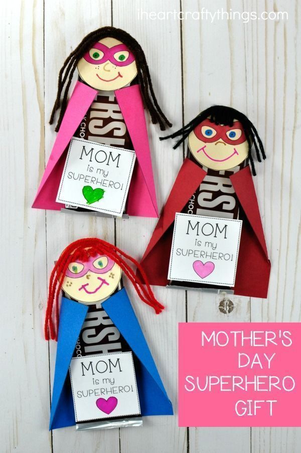 DIY Superhero Mother's Day Gift -   18 diy projects For Mom kids ideas