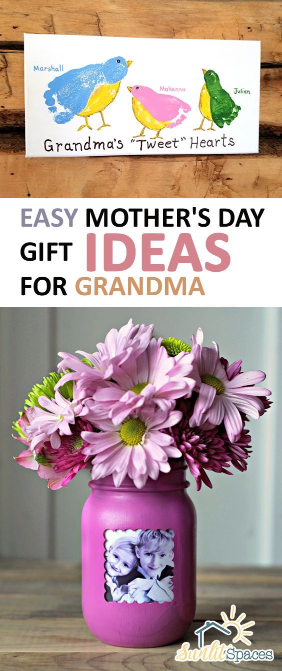 Easy Mother's Day Gift Ideas for Grandma – Sunlit Spaces | DIY Home Decor, Holiday, and More -   18 diy projects For Mom kids ideas