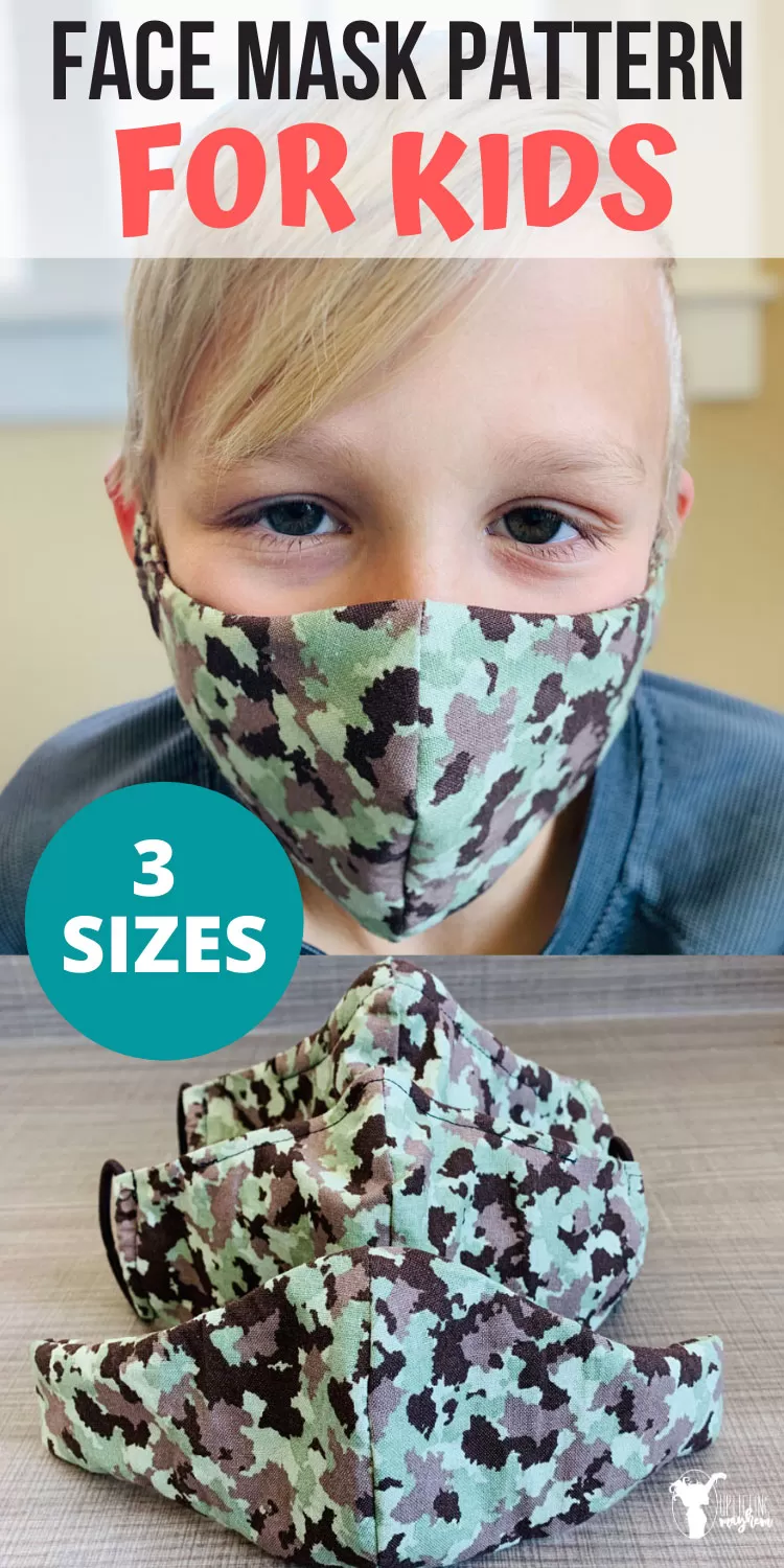 DIY Face Mask Pattern FOR KIDS - Uplifting Mayhem -   18 diy projects For Mom kids ideas