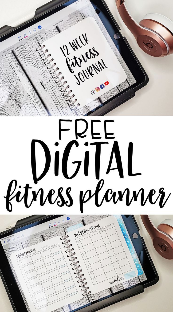 Free Digital Planner | 12 Week Fitness Journal - Planning Inspired -   18 fitness Routine planner ideas