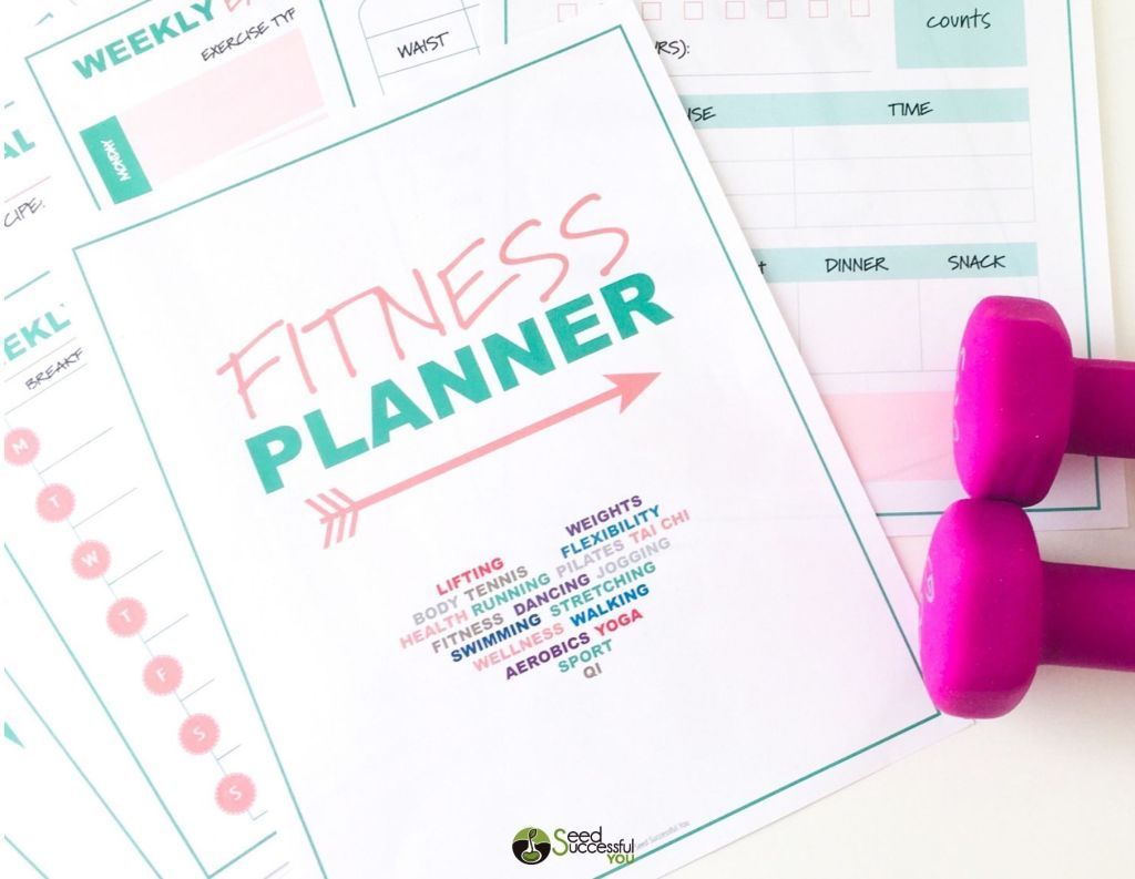 Free Fitness Planner Printables to Help You Achieve Your Fitness Goals -   18 fitness Routine planner ideas