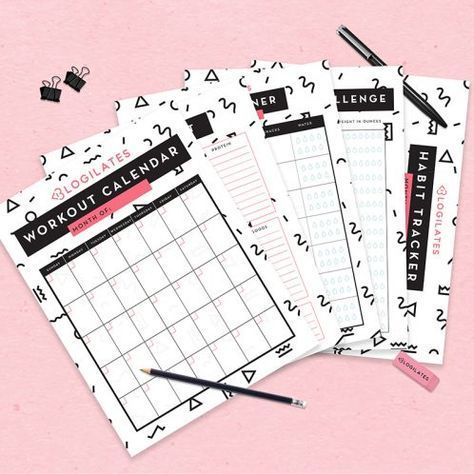 18 fitness Routine planner ideas