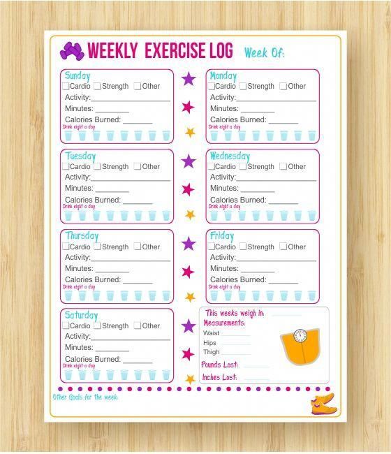 Best Fitness Planners - Printable Weight Loss Planner - The Holy Mess -   18 fitness Routine planner ideas