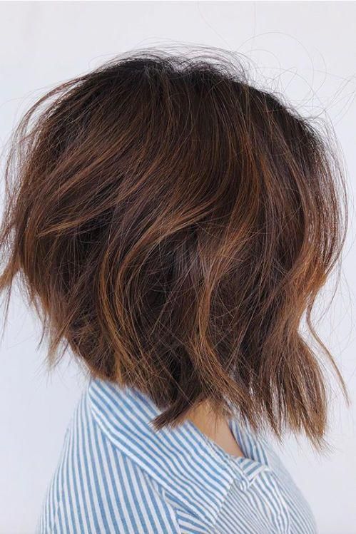 Angled Lob Haircuts That Prove Blunt Isn't Always Better -   18 hairstyles Messy lob haircut ideas