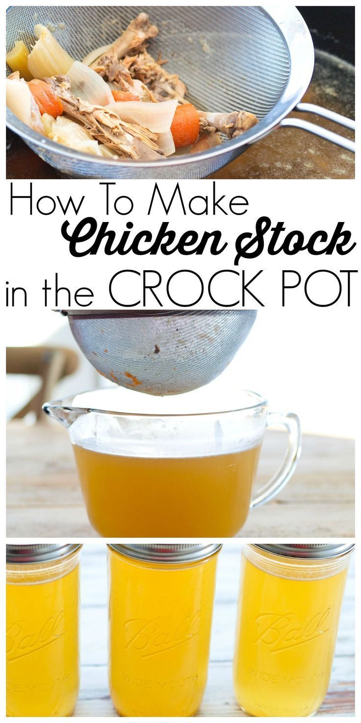 How to Make Homemade Bone Broth in the Crock Pot -   18 healthy recipes For School crock pot ideas