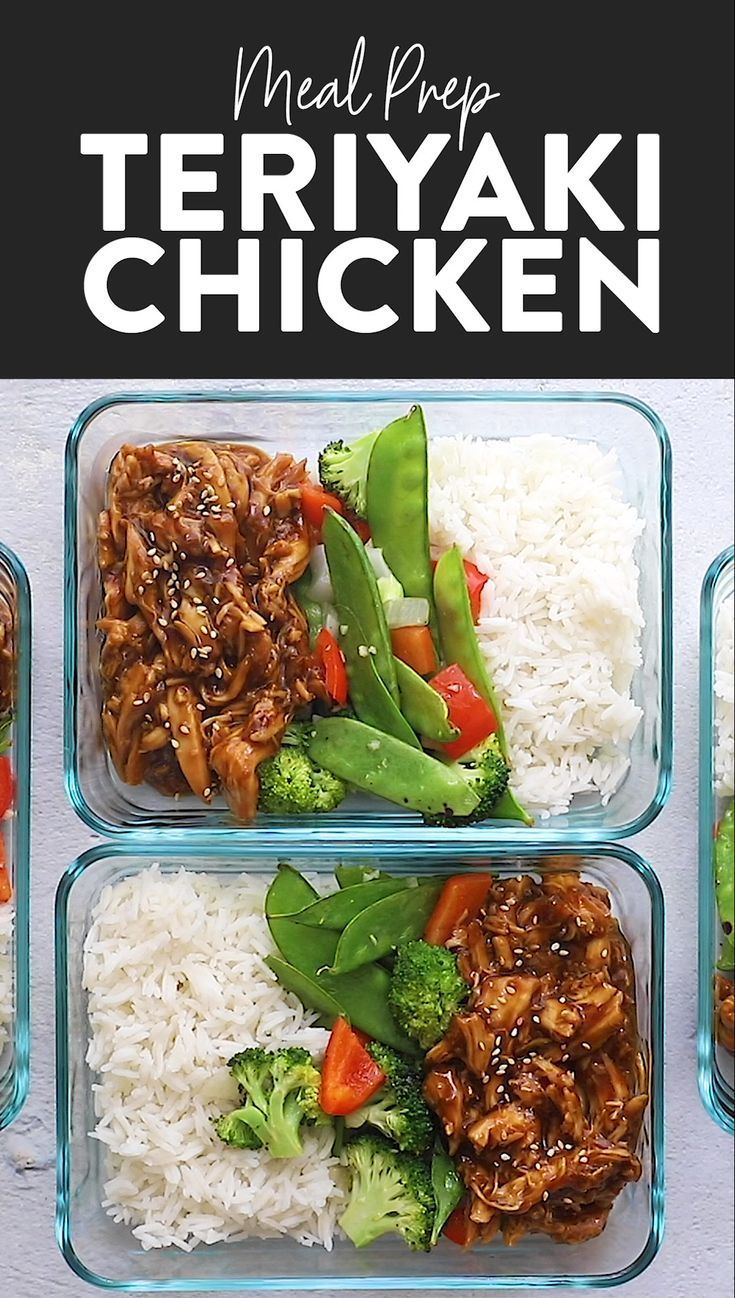 Crock Pot Teriyaki Chicken (best meal prep!) - Fit Foodie Finds -   18 healthy recipes For School crock pot ideas
