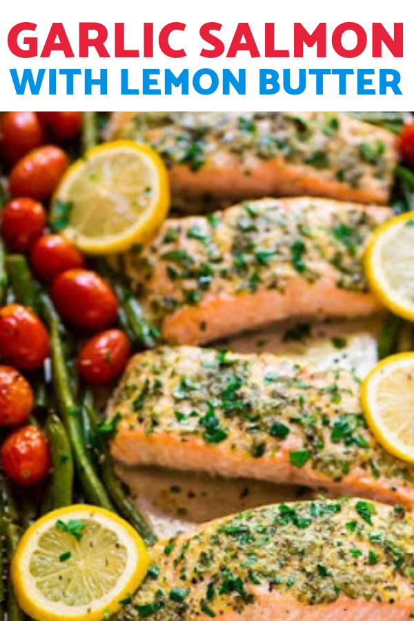 Garlic Salmon with Lemon Butter -   18 healthy recipes Salmon appetizers ideas