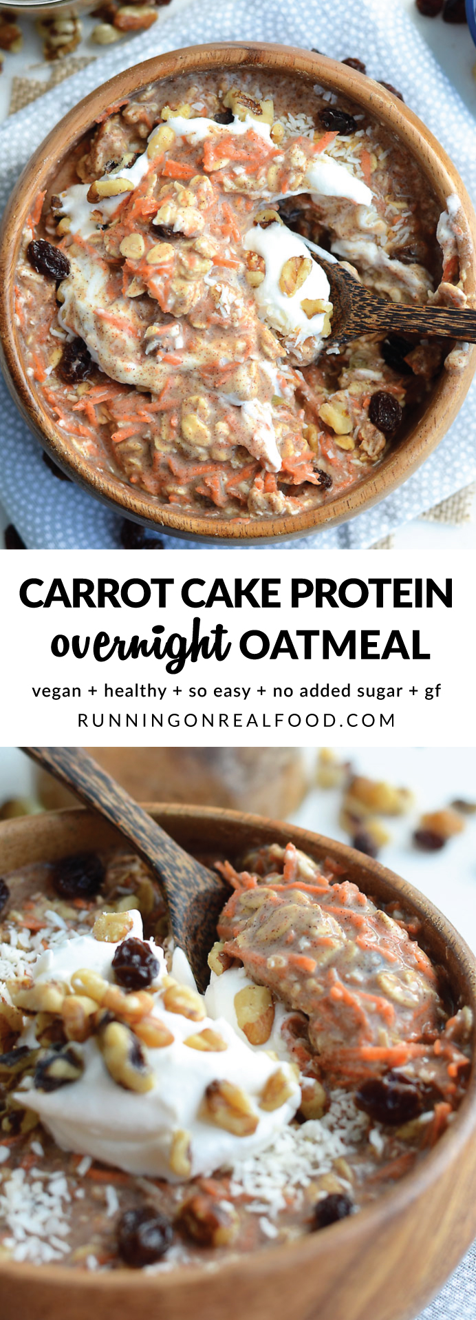 Carrot Cake Overnight Protein Oats -   19 cake Healthy overnight oats ideas
