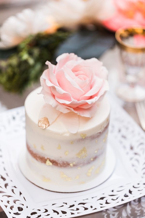 Emotional Vow Renewal Inspiration -   19 cake Mini wedding ideas