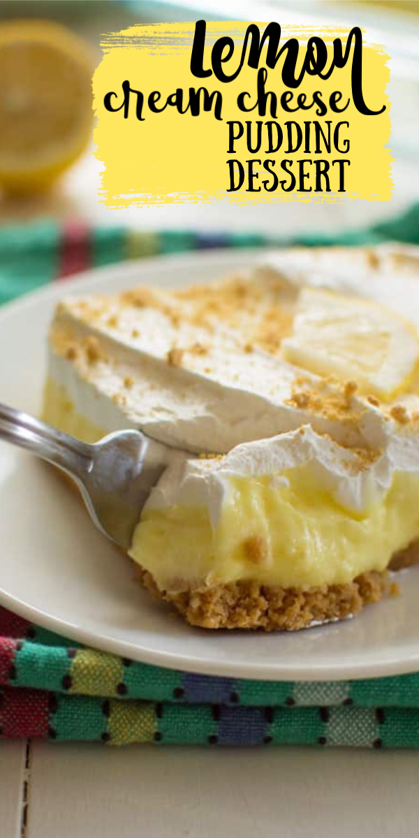 Lemon Cream Cheese Pudding Dessert -   19 desserts Sweets simple ideas