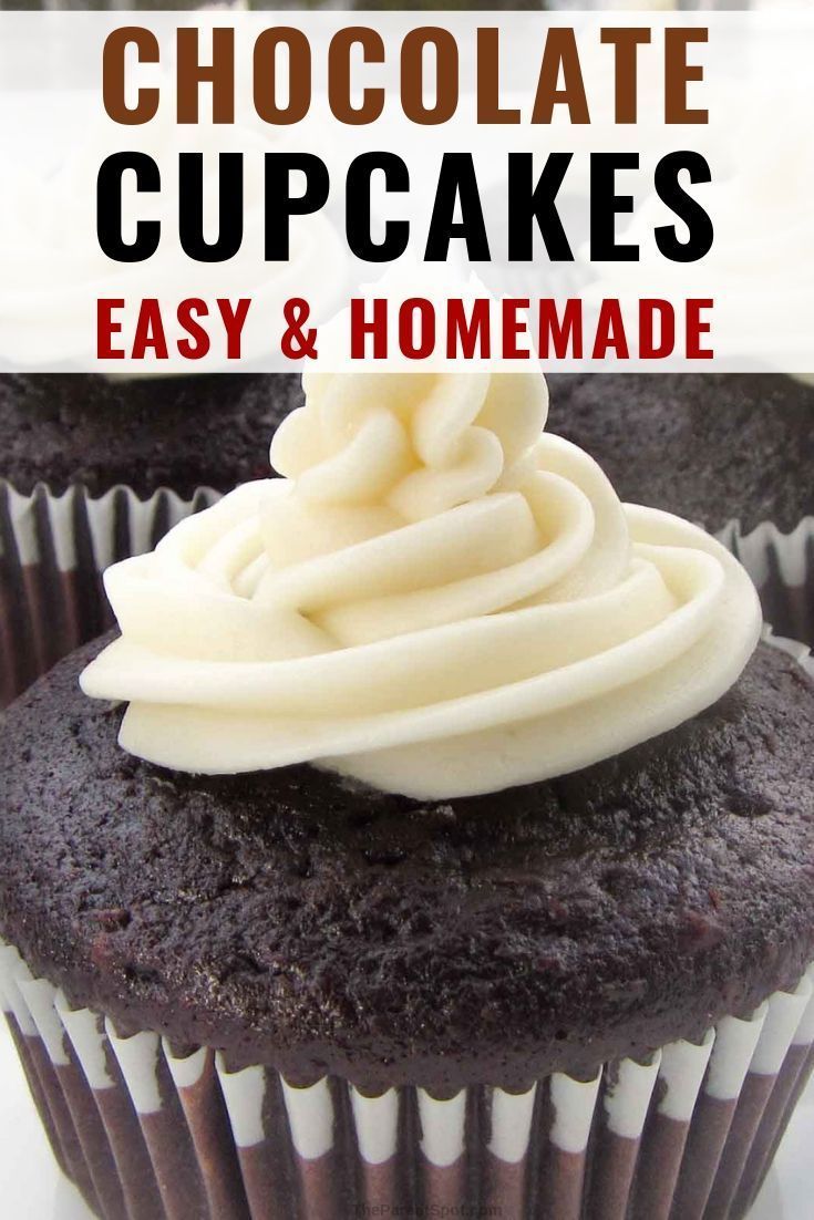 One Bowl Never Fail Rich and Moist Chocolate Cupcakes -   19 desserts Sweets simple ideas