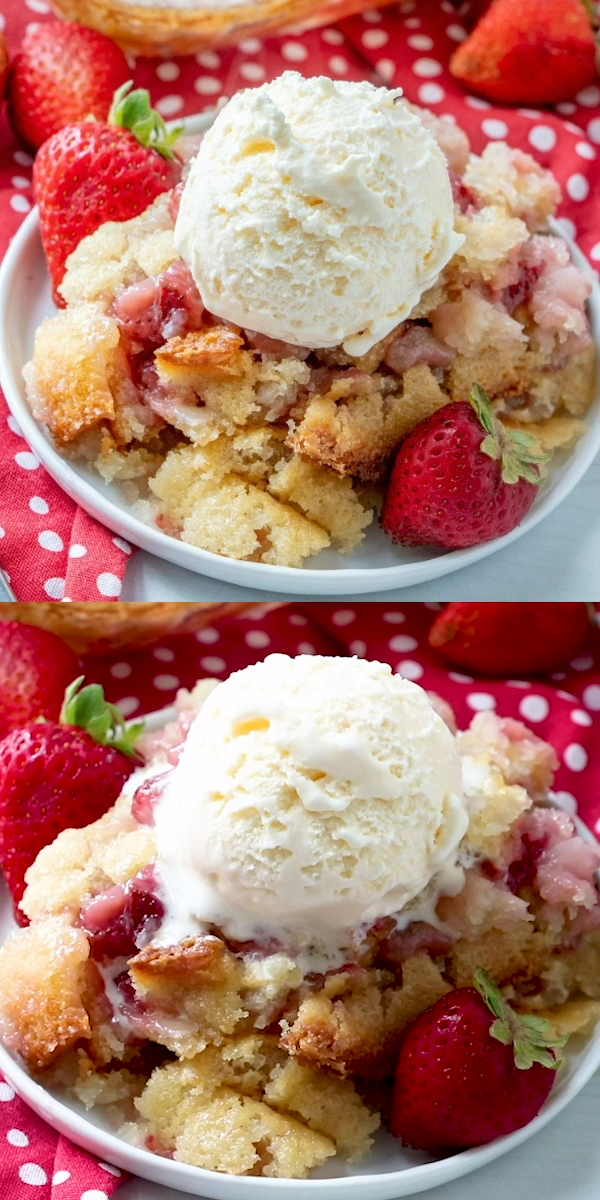 Strawberry Cobbler -   19 desserts Sweets simple ideas