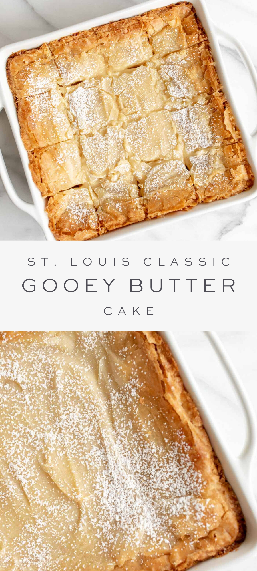 Gooey Butter Cake with Brown Butter (A Twist on the St. Louis Classic) -   19 desserts Sweets simple ideas