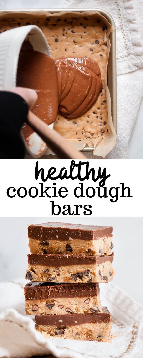 Healthy Cookie Dough Bars | Erin Lives Whole -   19 desserts Sweets simple ideas