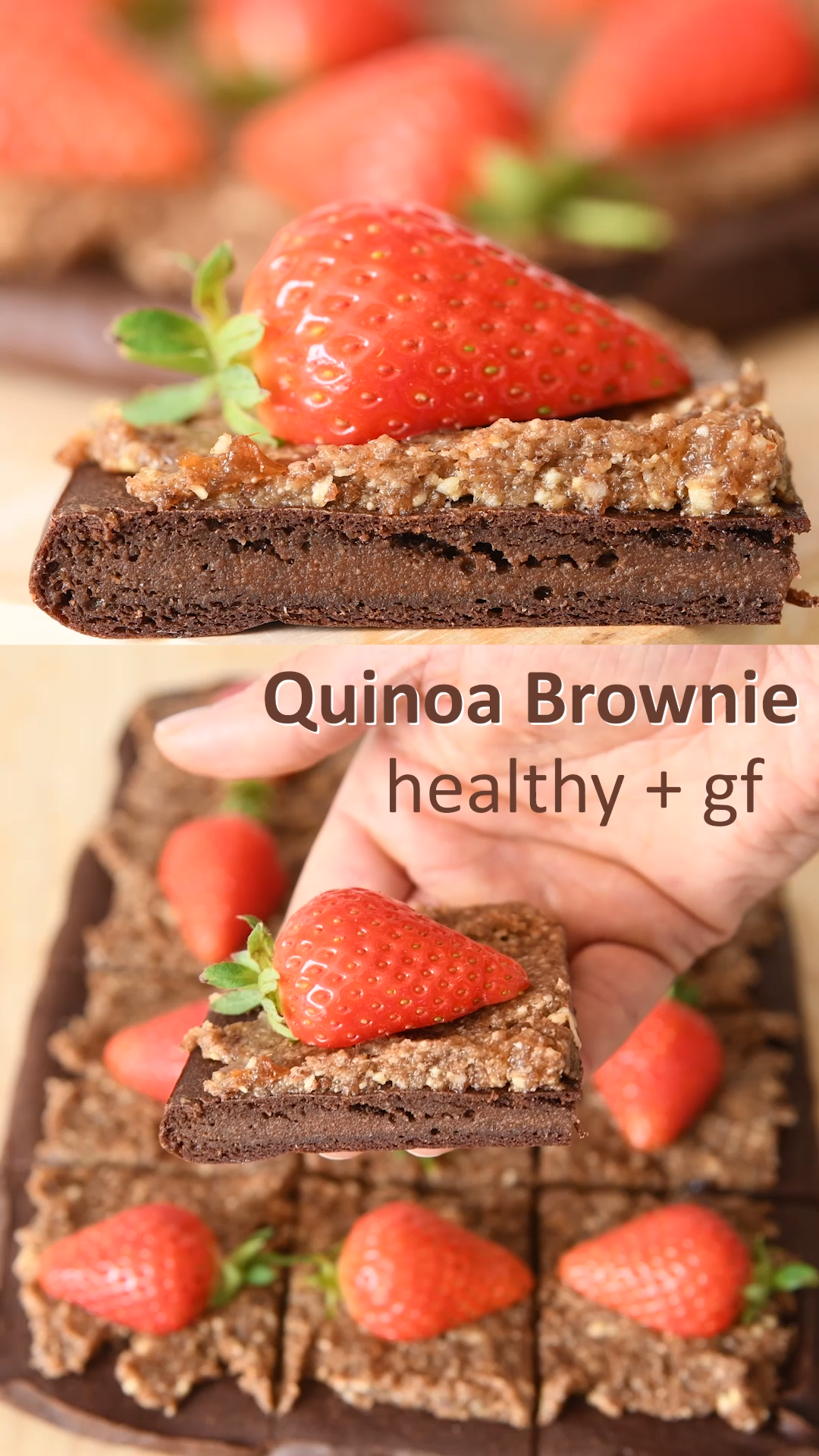 Quinoa Chocolate Brownie - 4 Ingredients -   19 diet Drinks whole foods ideas