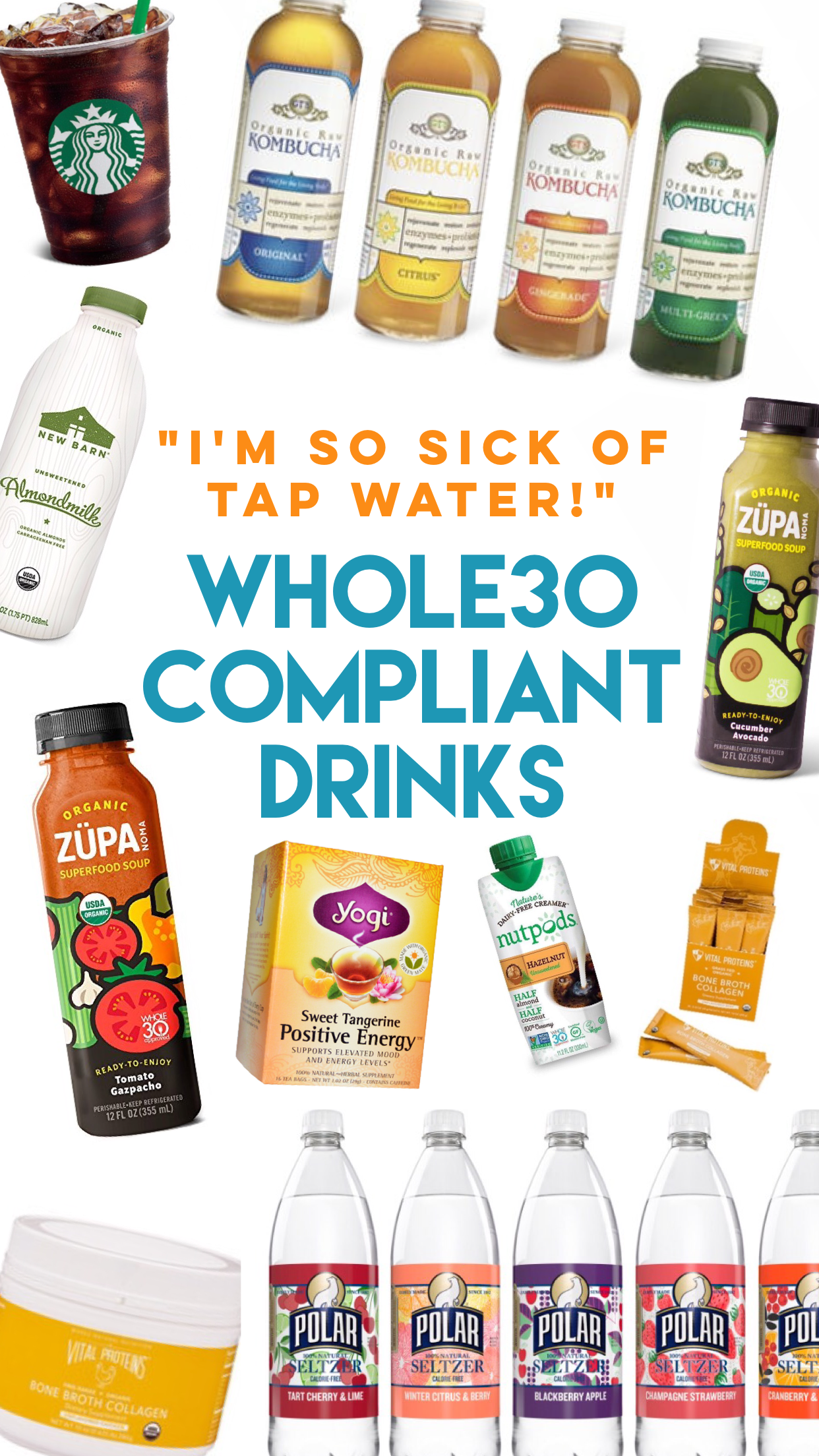 Whole30 Compliant Drinks: You Can Have More Than Just Tap Water - Whole Kitchen Sink -   19 diet Drinks whole foods ideas