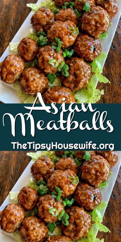 Asian Meatballs - The Tipsy Housewife -   19 healthy recipes Pork simple ideas