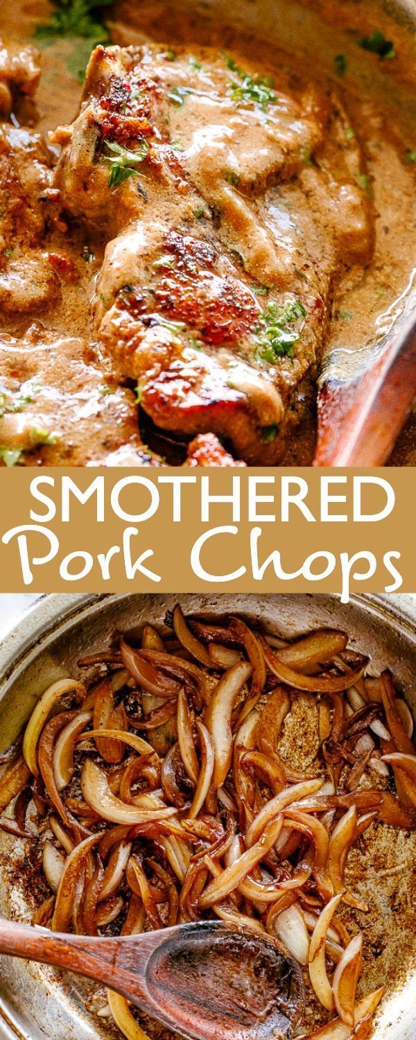 Smothered Pork Chops -   19 healthy recipes Pork simple ideas