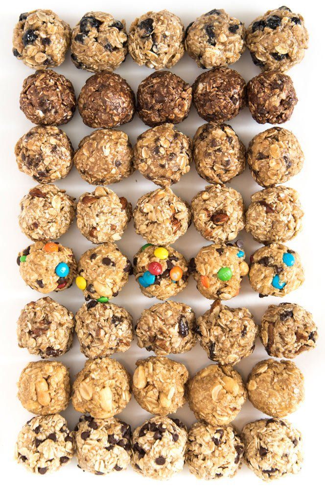 8 No-Bake Oatmeal Energy Balls — Healthy Energy Ball Recipes -   19 healthy recipes Snacks on the go ideas