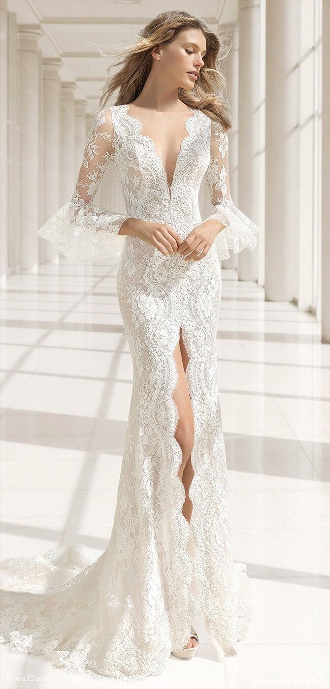 Rosa Clara 2019 Couture Wedding Dresses - World of Bridal -   19 lace dress 2019 ideas
