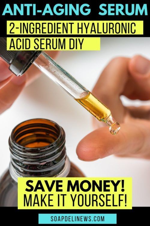 DIY Hyaluronic Acid Serum for Affordable Natural Anti-Aging Skin Care -   19 skin care DIY how to use ideas