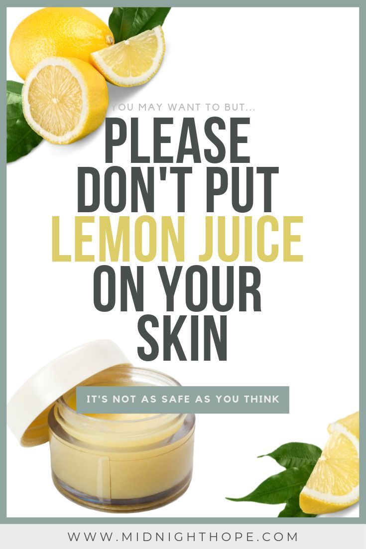 Should You Use Lemon Juice in Skin Care? • Midnight Hope -   19 skin care DIY how to use ideas