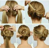 Easy hairstyle for long hair, step by step photo -   9 hairstyles Long step by step ideas