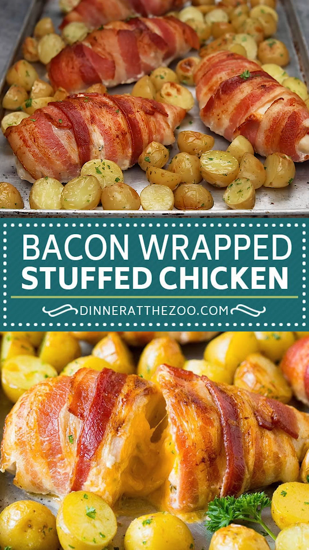 Bacon Wrapped Stuffed Chicken Breast -   10 chicken breast recipes ideas
