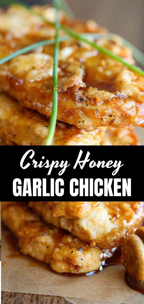 Crispy Honey Garlic Chicken -   10 chicken breast recipes ideas