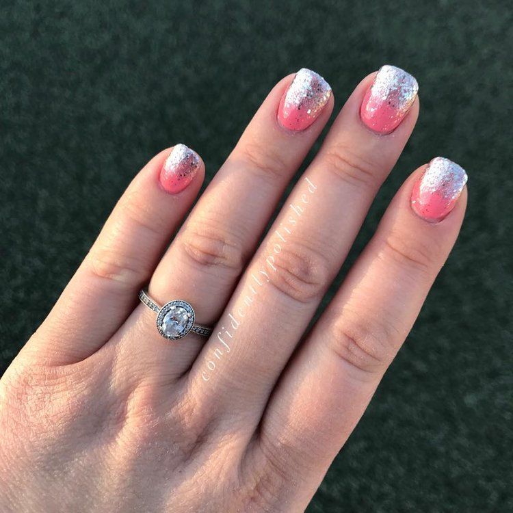 11 coral wedding Nails ideas