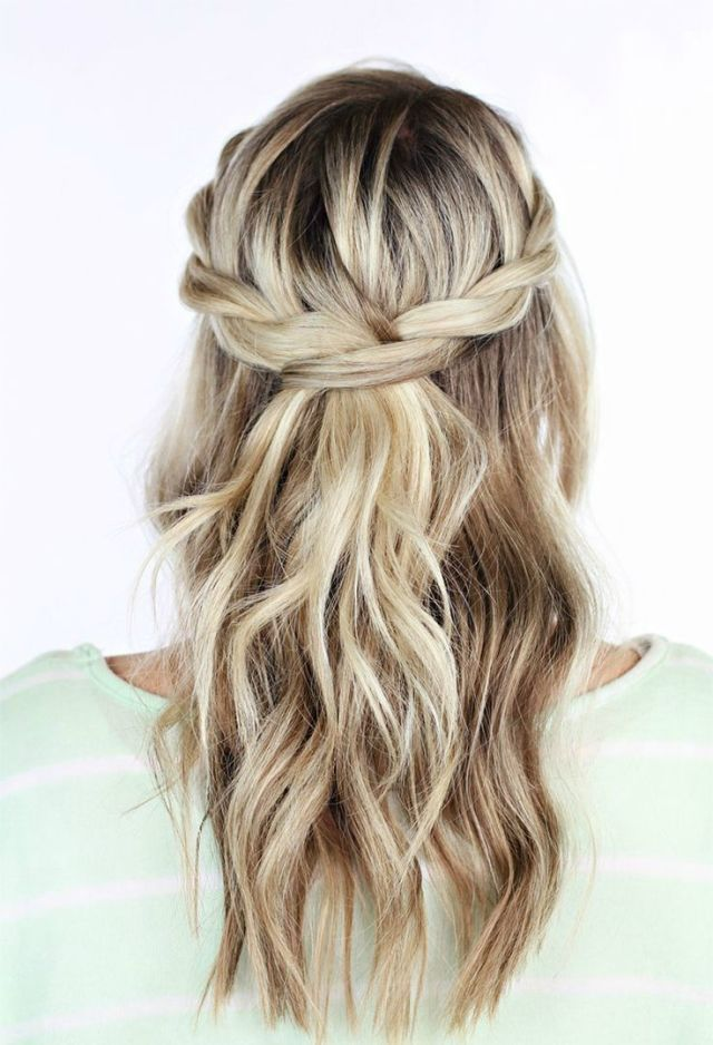 16 Best Wedding Hairstyles for Short and Long Hair -   12 hairstyles Semirecogido paso a paso ideas