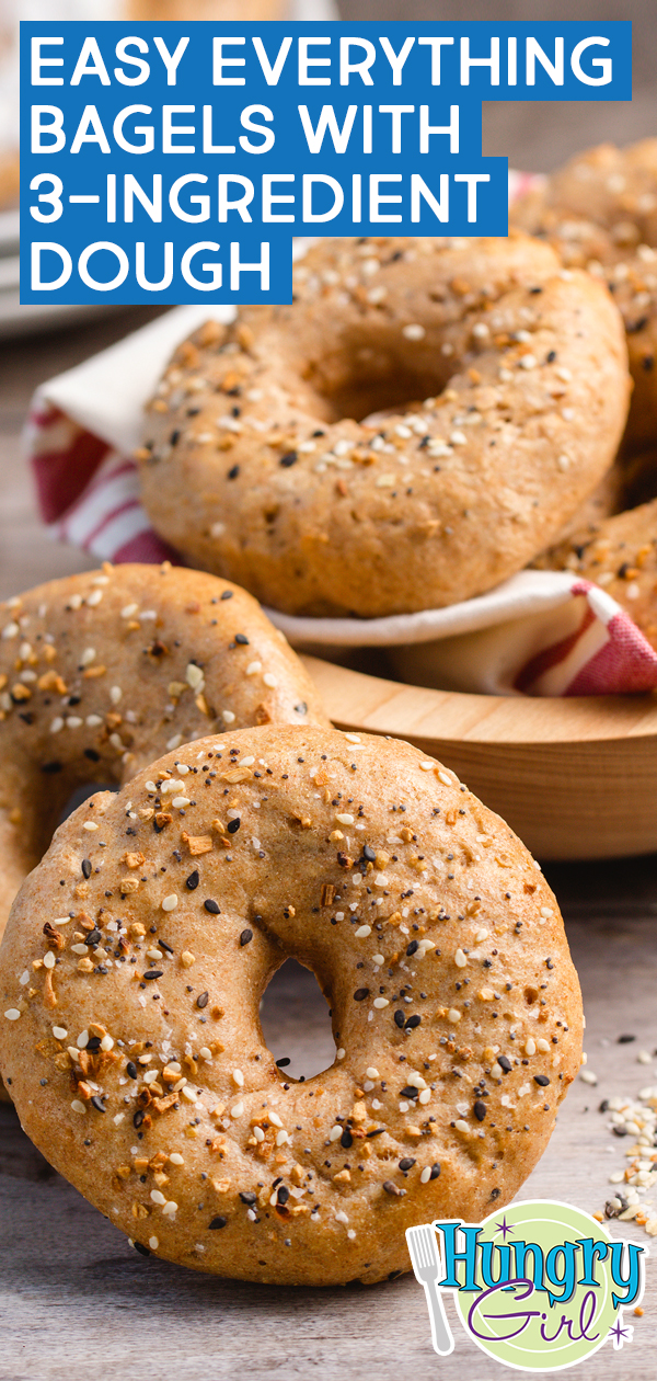 Healthy Everything Bagels Made with 3-Ingredient Dough -   14 healthy recipes Clean 3 ingredients ideas