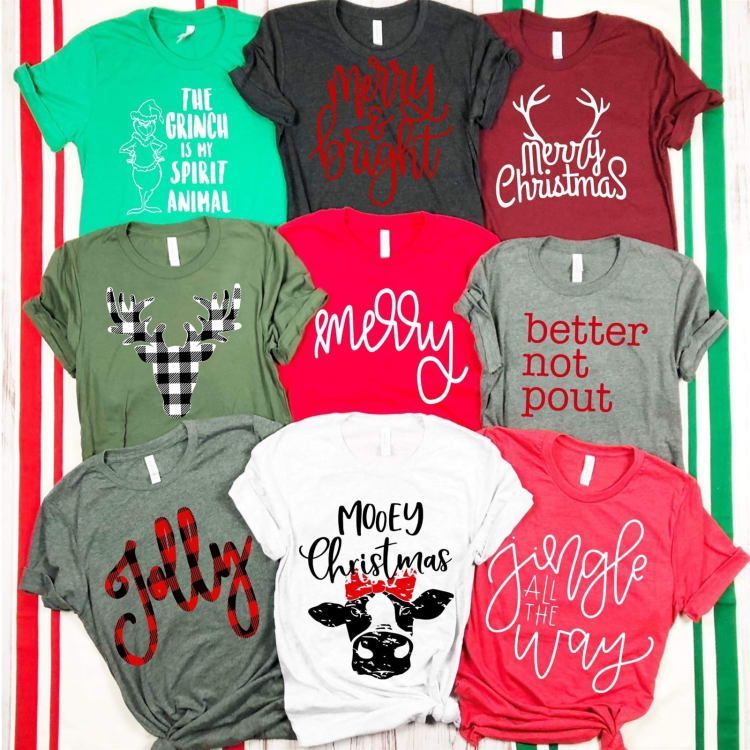 Custom Plaid Holiday Tees -   14 holiday Logo trees ideas