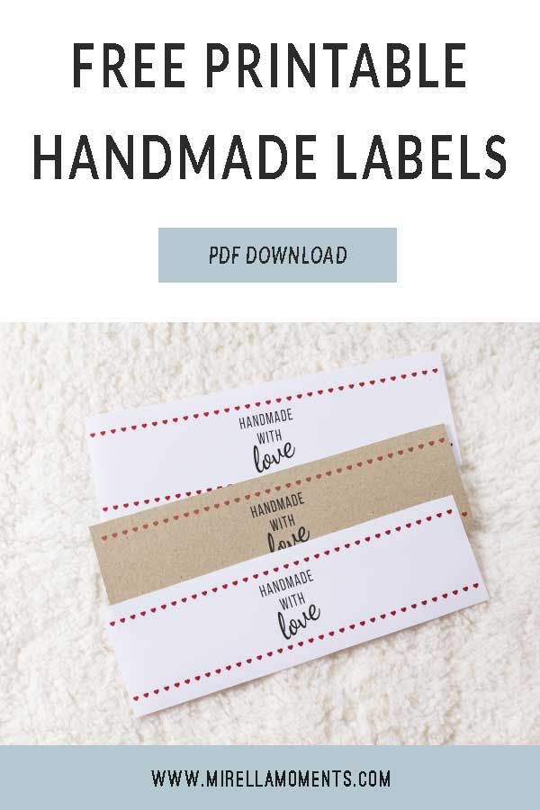 Free printable handmade labels -   14 knitting and crochet Gifts free printable ideas