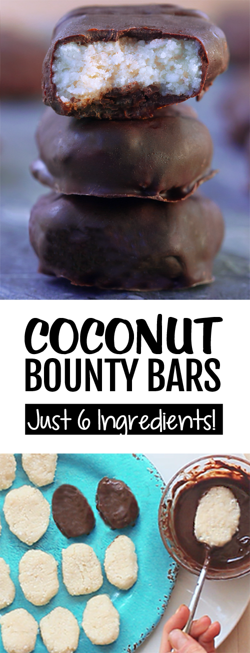 No Bake Coconut Bounty Bars - Chocolate Covered Katie -   15 desserts Healthy coconut ideas