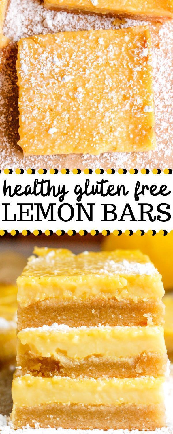 Healthy Lemon Bars (Gluten-Free) | Erin Lives Whole -   15 desserts Healthy coconut ideas