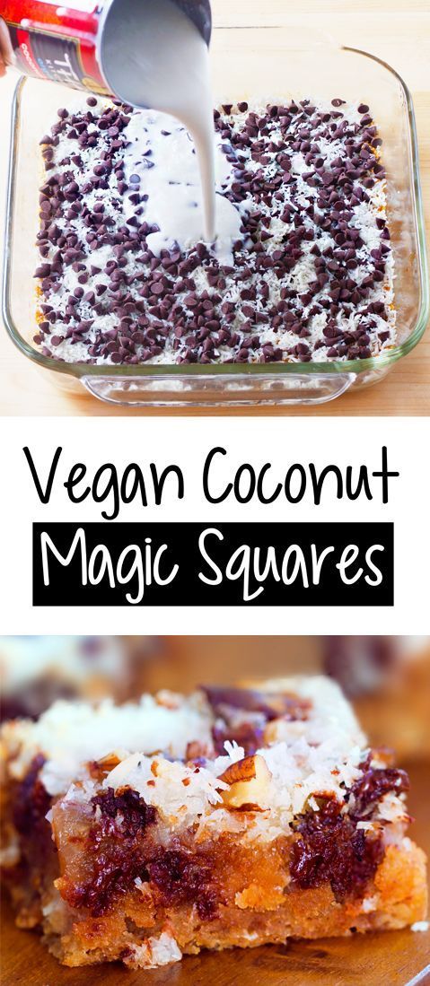 Vegan Magic Bars - Chocolate Covered Katie -   15 desserts Healthy coconut ideas